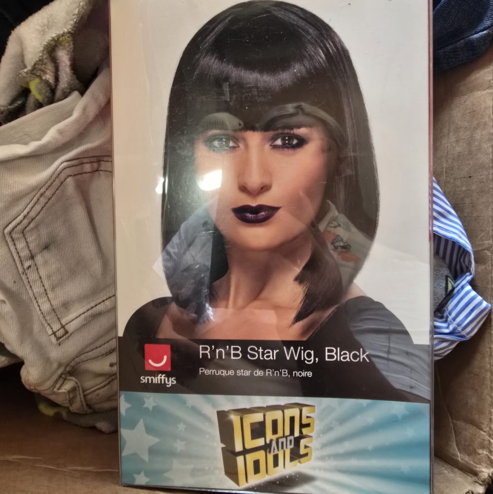 miffy Black Hair Wig Extensions Sleek Style